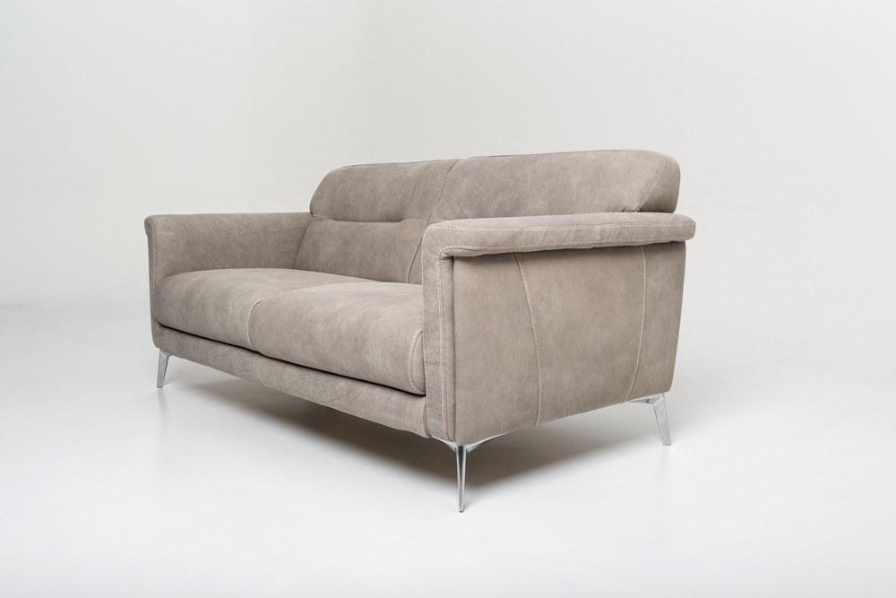 STRIKE 2 seater leather sofa