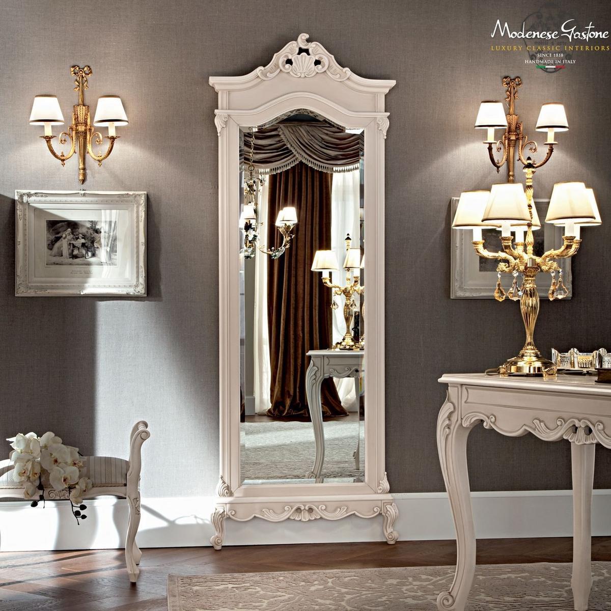 12215 Wall-mounted solid wood mirror