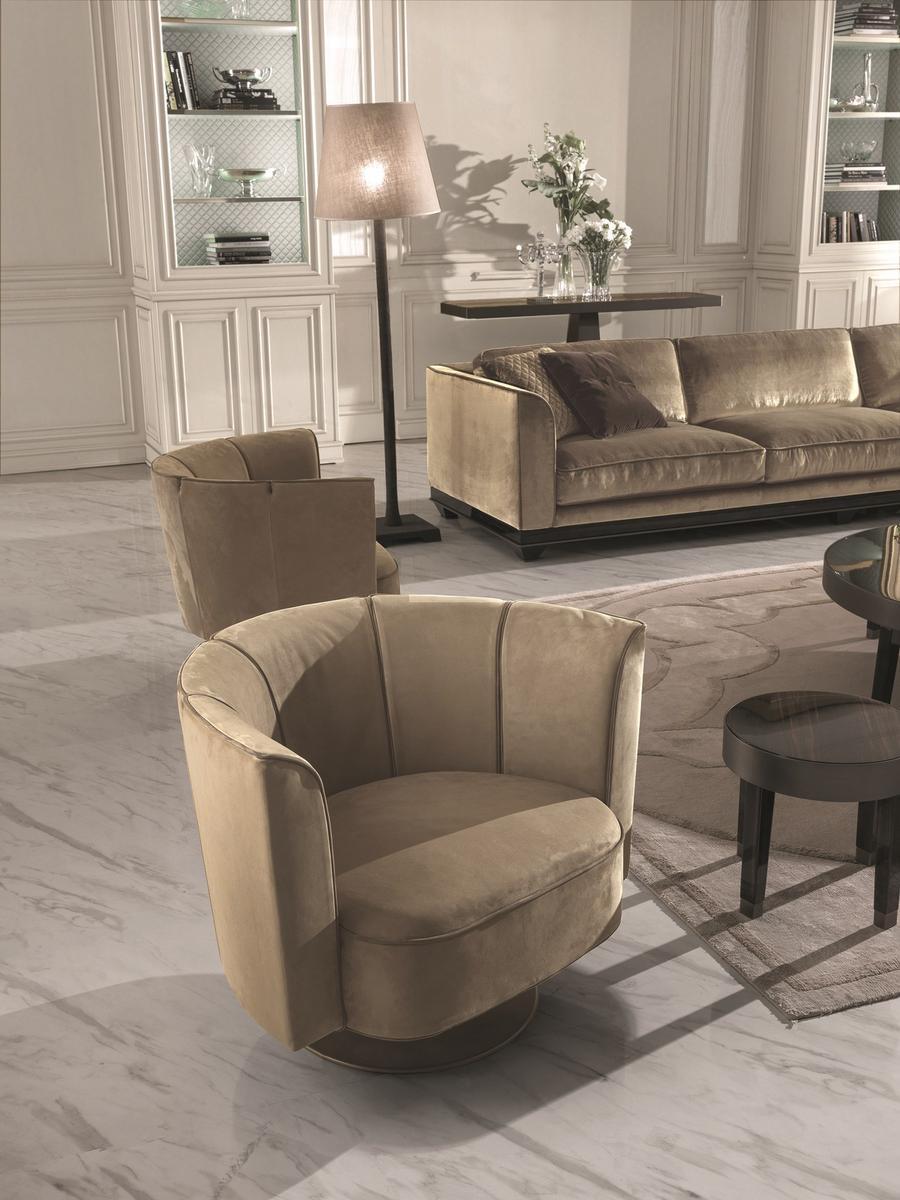 LUDWIG Nabuk armchair