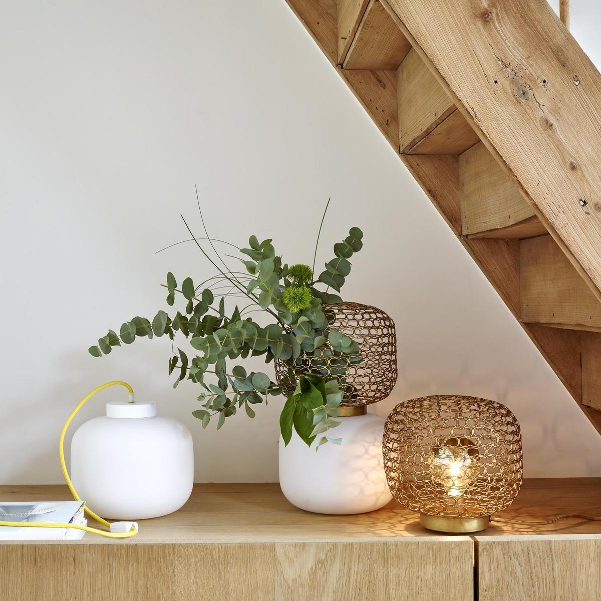 JALI LED brass table lamp