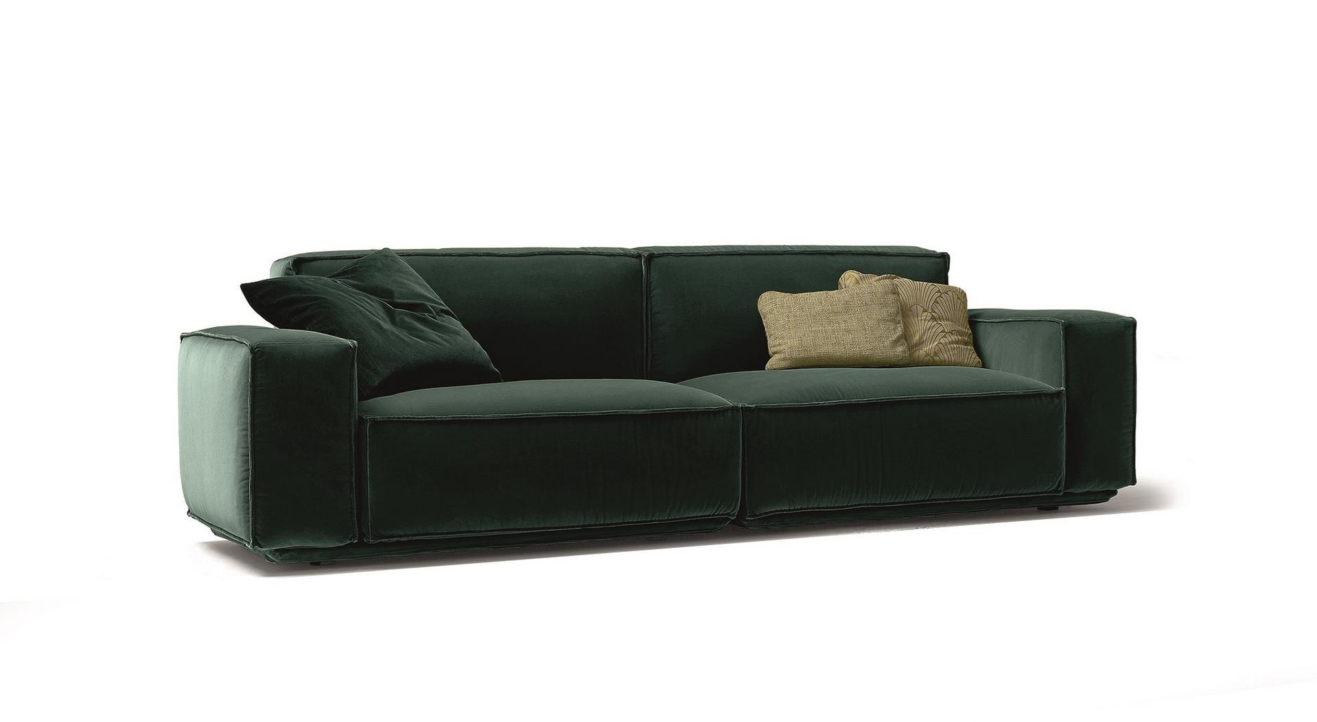 MARECHIARO Upholstered 3 seater leather sofa