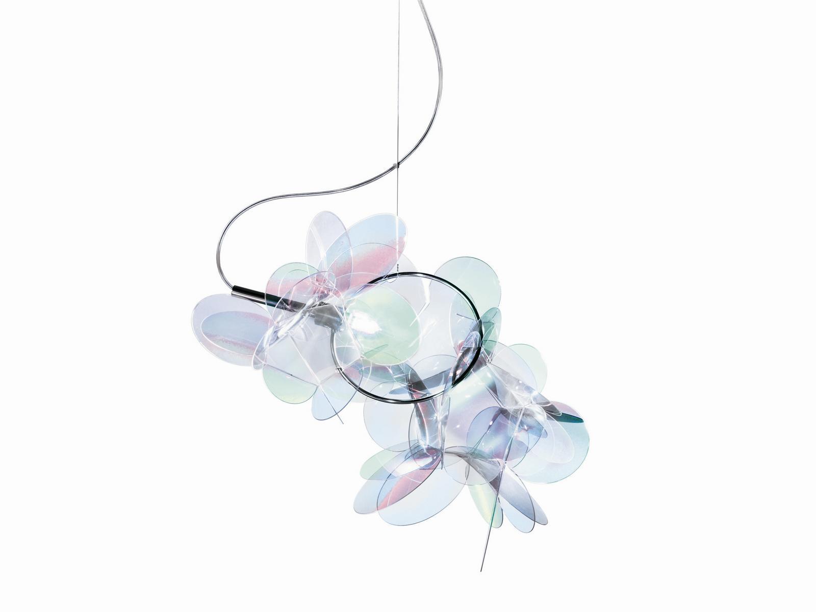 MILLE BOLLE LED polycarbonate pendant lamp