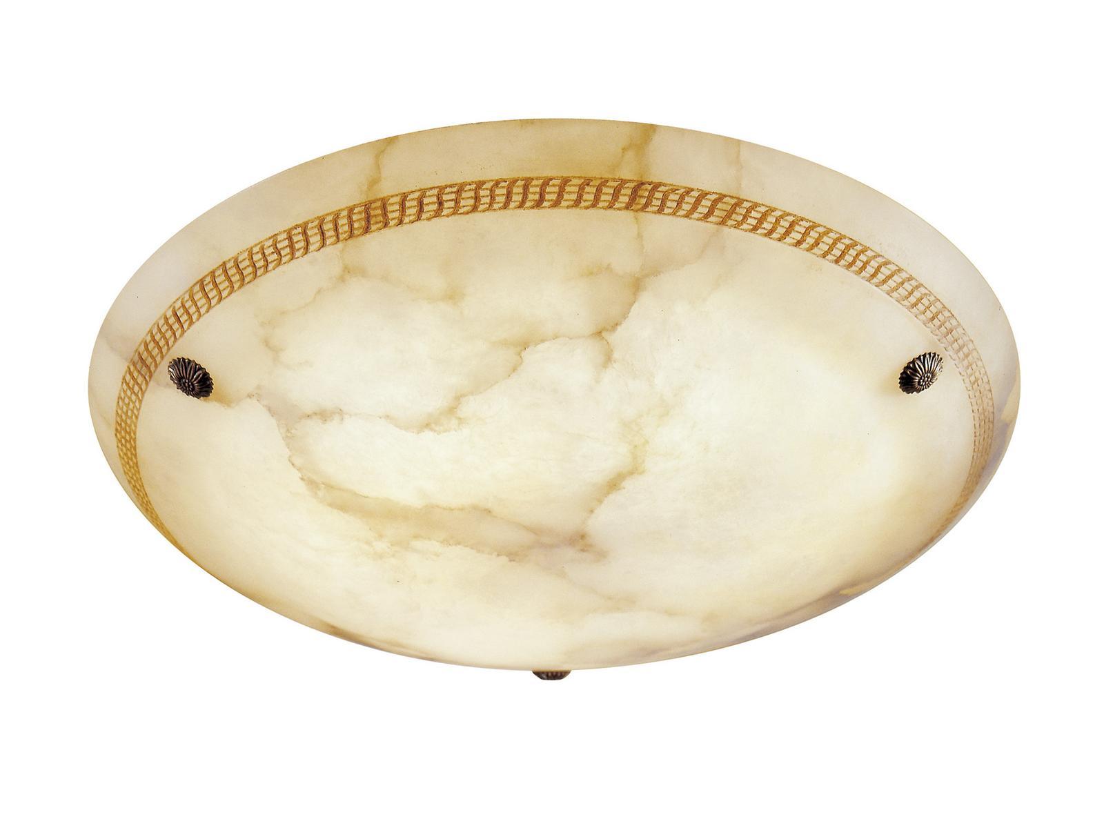 VIVIENNE 2500/PL-60 Rust ceiling light with alabaster