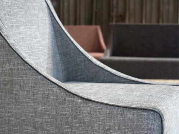 SIKKA Upholstered fabric armchair