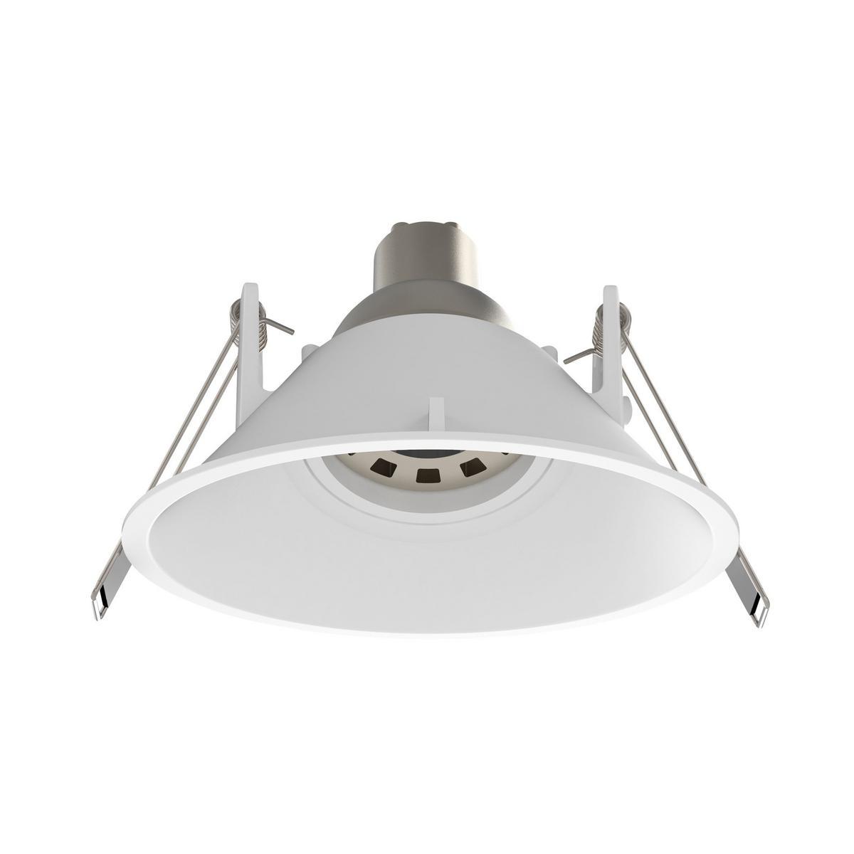 MINIMA 25 LED square ceiling zinc spotlight