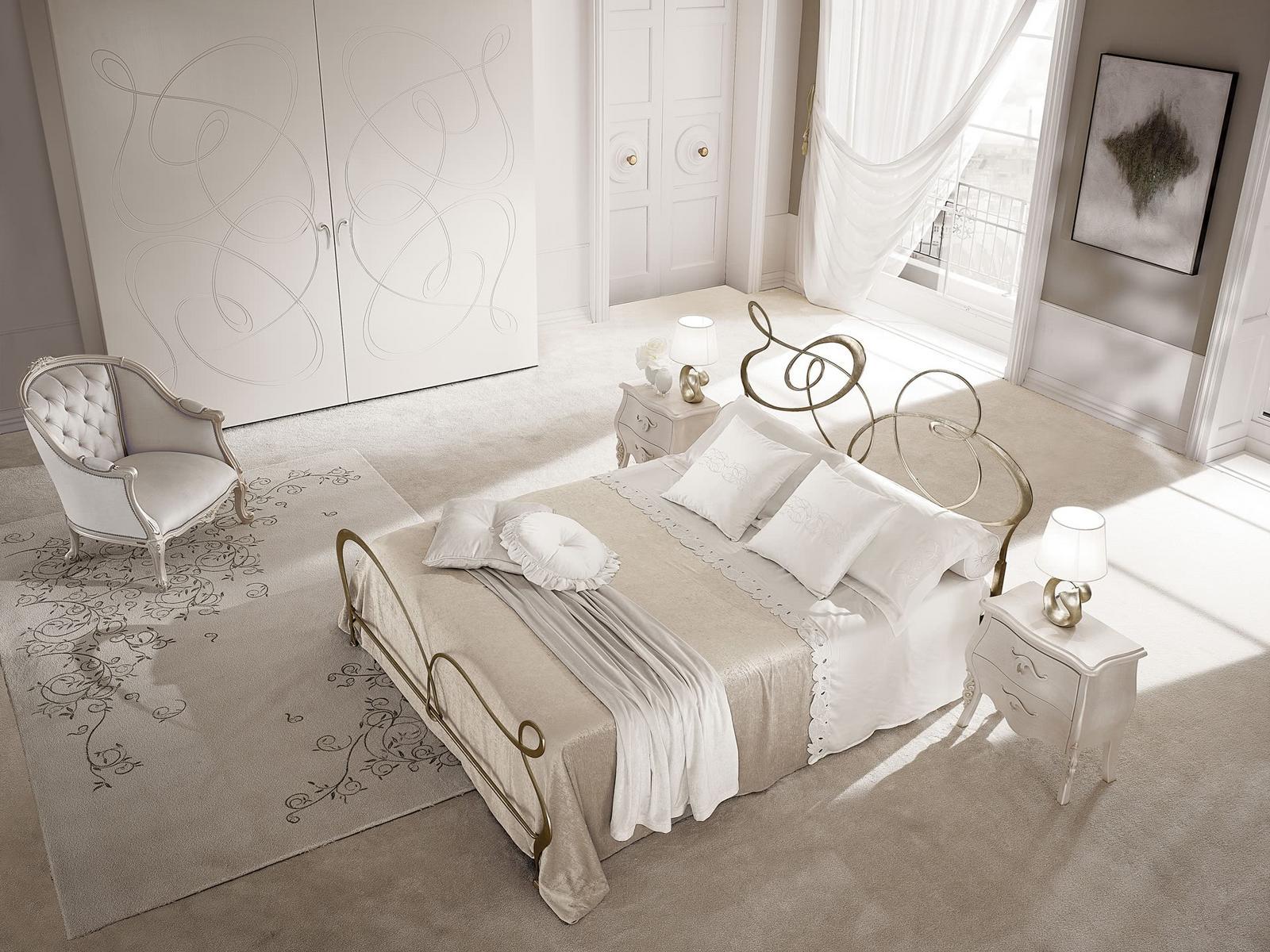 GHIRIGORI Wrought iron double bed