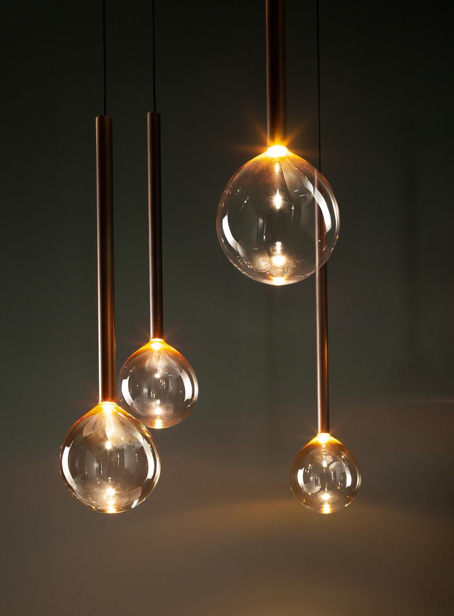SOFÌ Borosilicate glass pendant lamp
