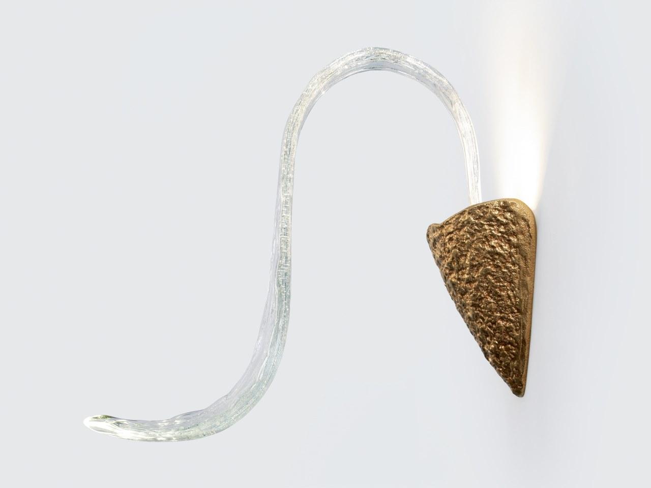 ICARUS AP1454/3 LED handmade bronze wall lamp