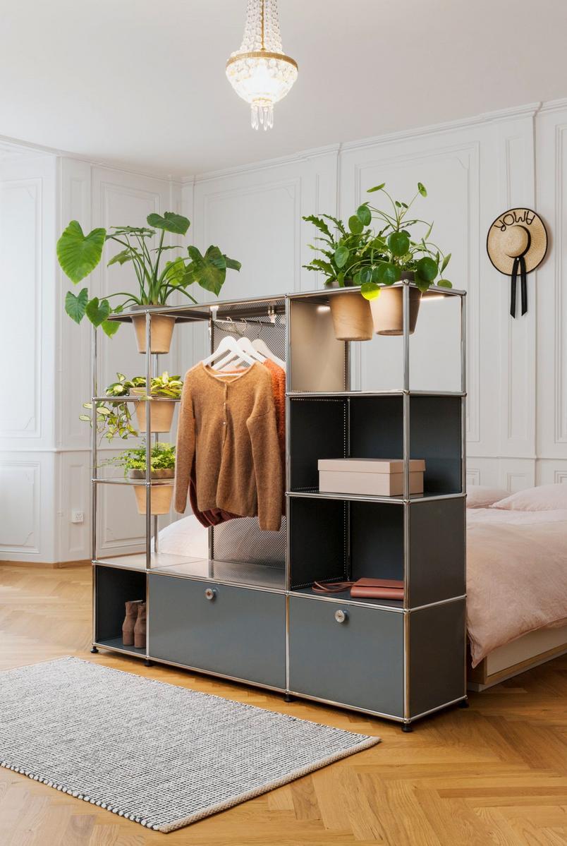 WORLD OF PLANTS FOR HALLER Sectional wardrobe