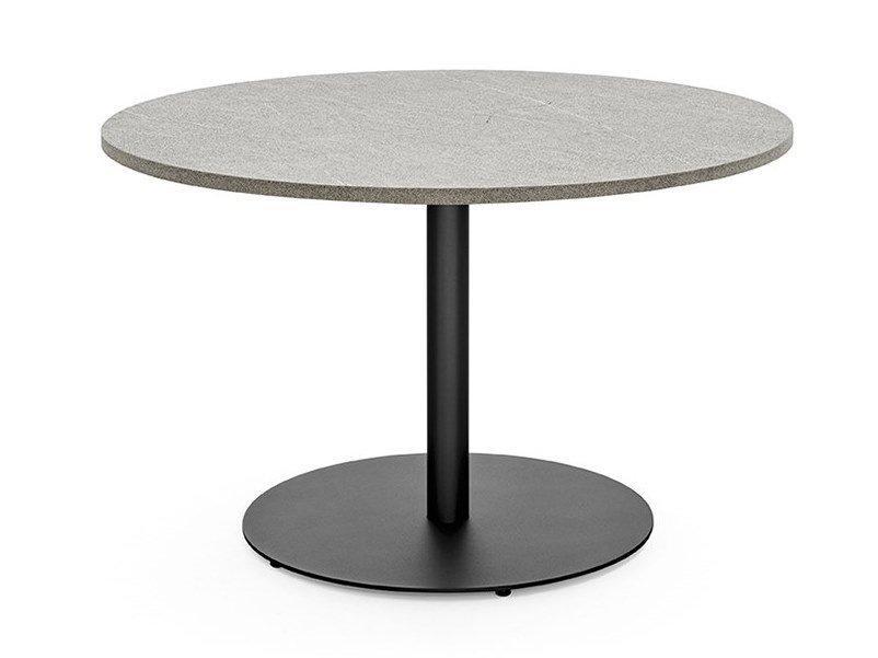 COCKTAIL Round melamine-faced chipboard table