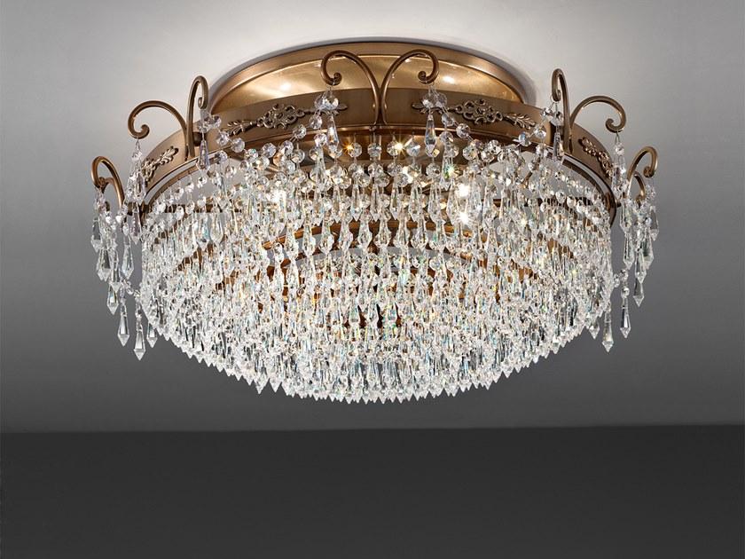 GLASSÉ PL8 Ceiling lamp with crystals