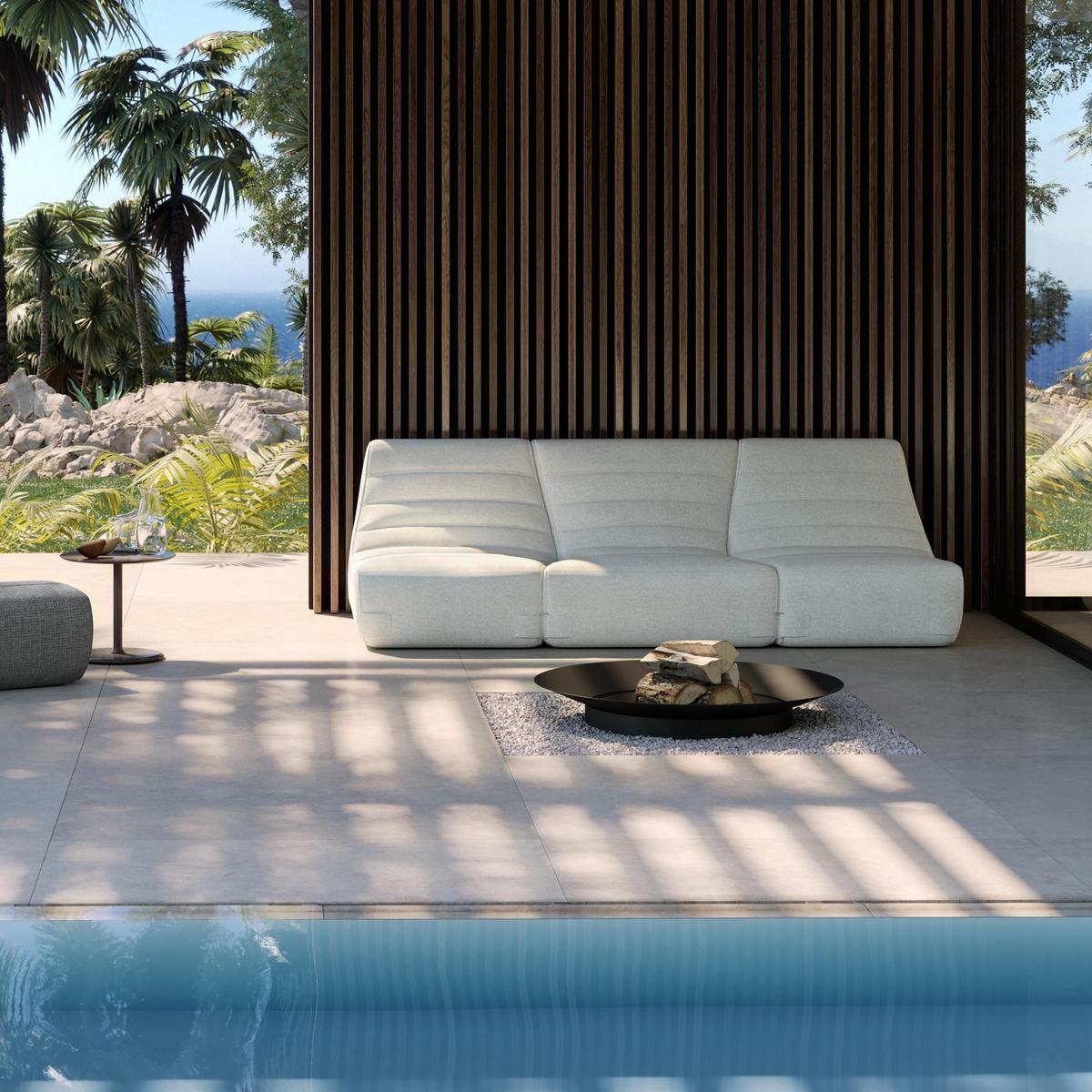 SAPARELLA 3 seater modular fabric garden sofa