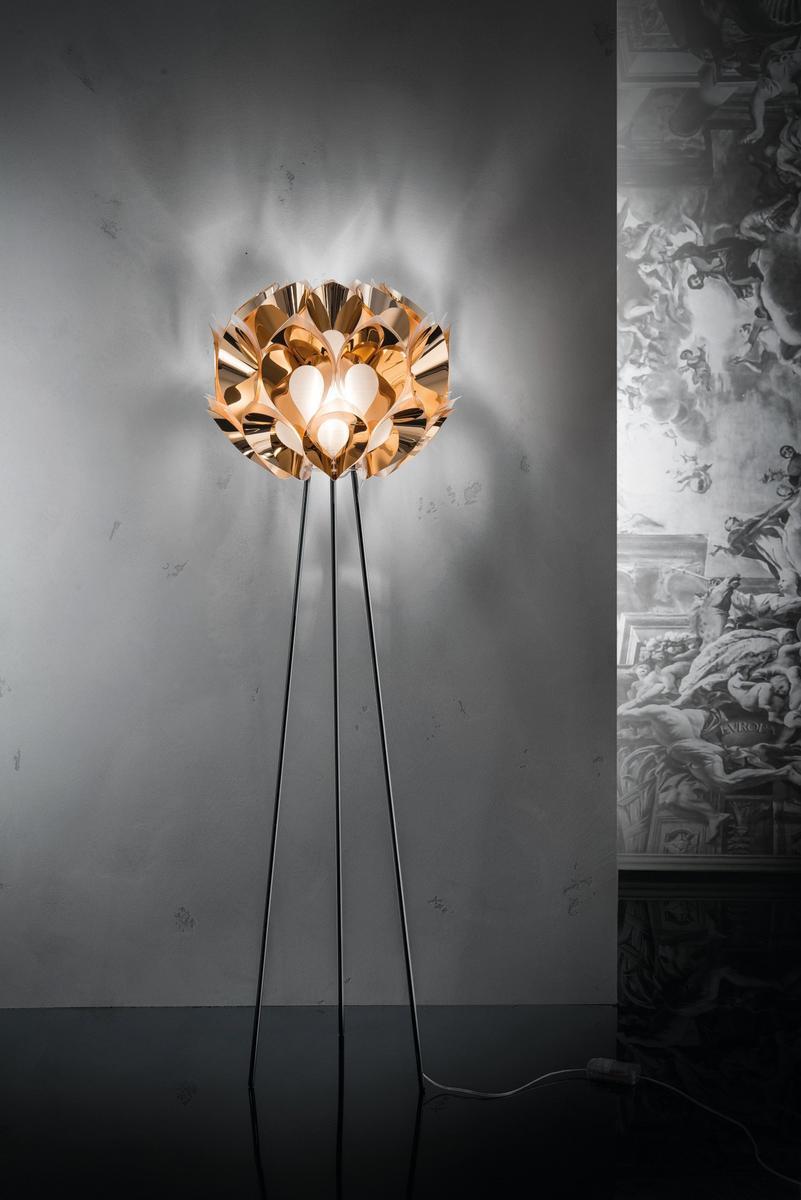 FLORA COPPER Indirect light Copperflex floor lamp