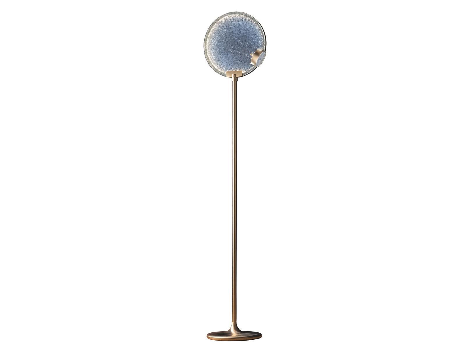 HORO STL LED glass floor lamp with dimmer