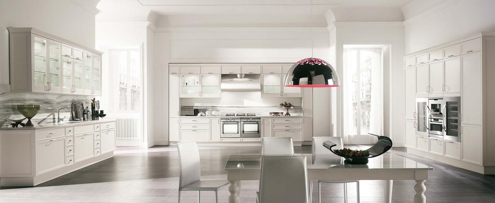 Lacquered kitchen with handles Aster Cucine Avenue