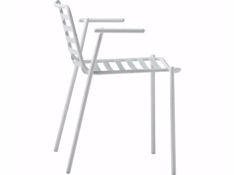 TRAMPOLIERE P OUT Garden chair with armrests
