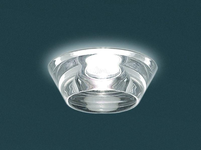 IGEA 2 L LED recessed glass spotlight for false ceiling