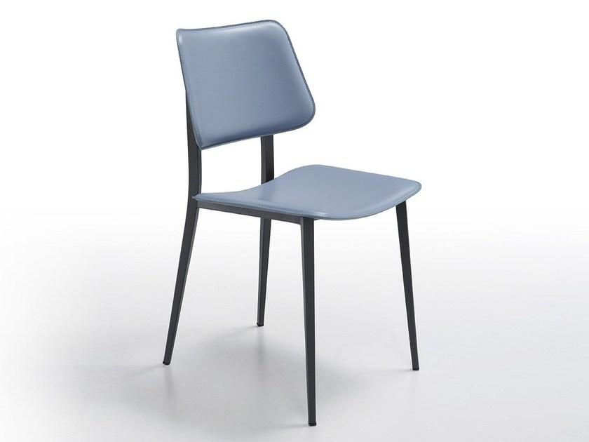 JOE S M-CU Tanned leather restaurant chair