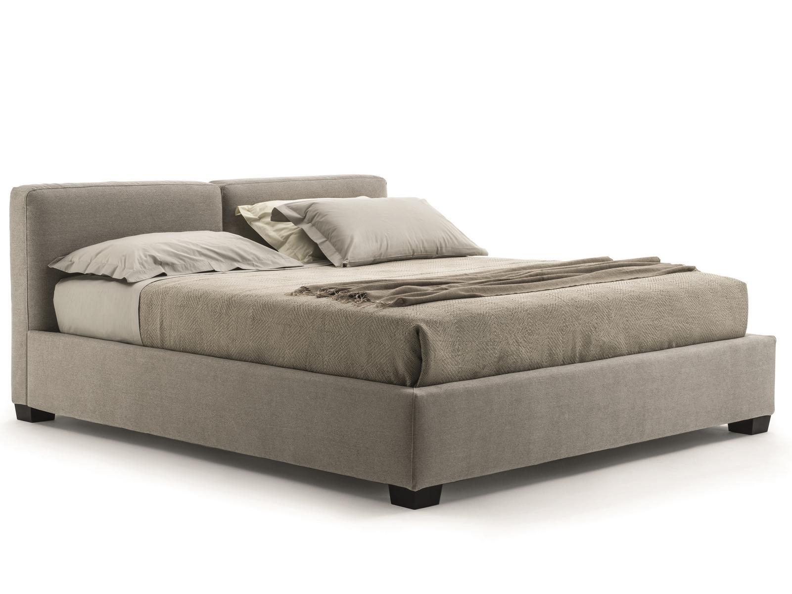 TIBERIO Fabric double bed