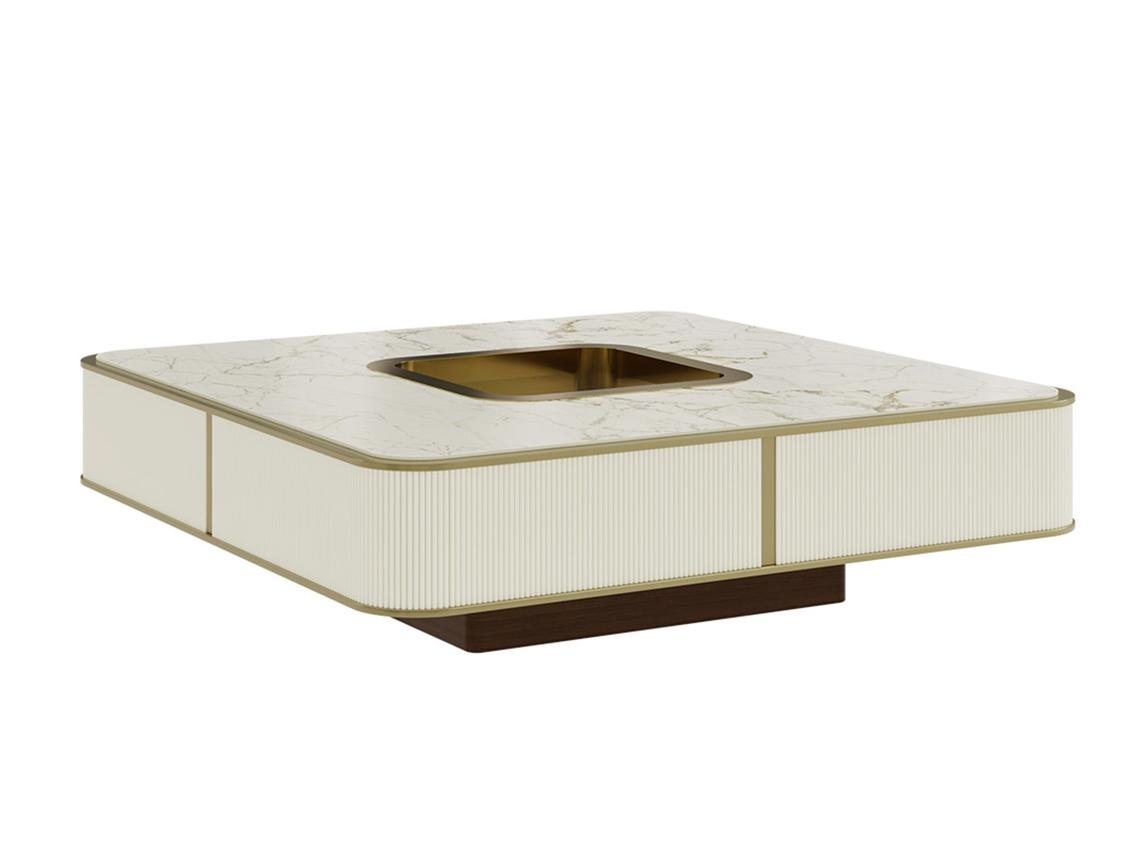 PR.314.1 Low square coffee table with tray