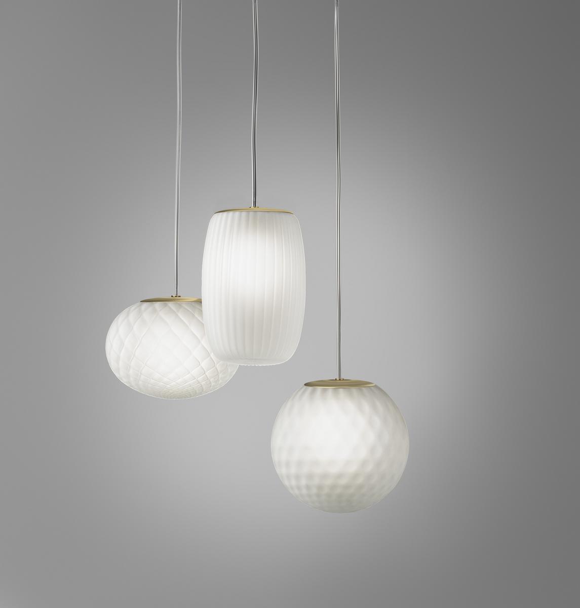 EMY LED blown glass pendant lamp