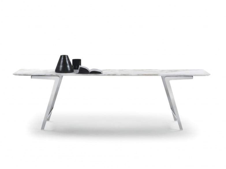 SOFFIO Rectangular marble dining table