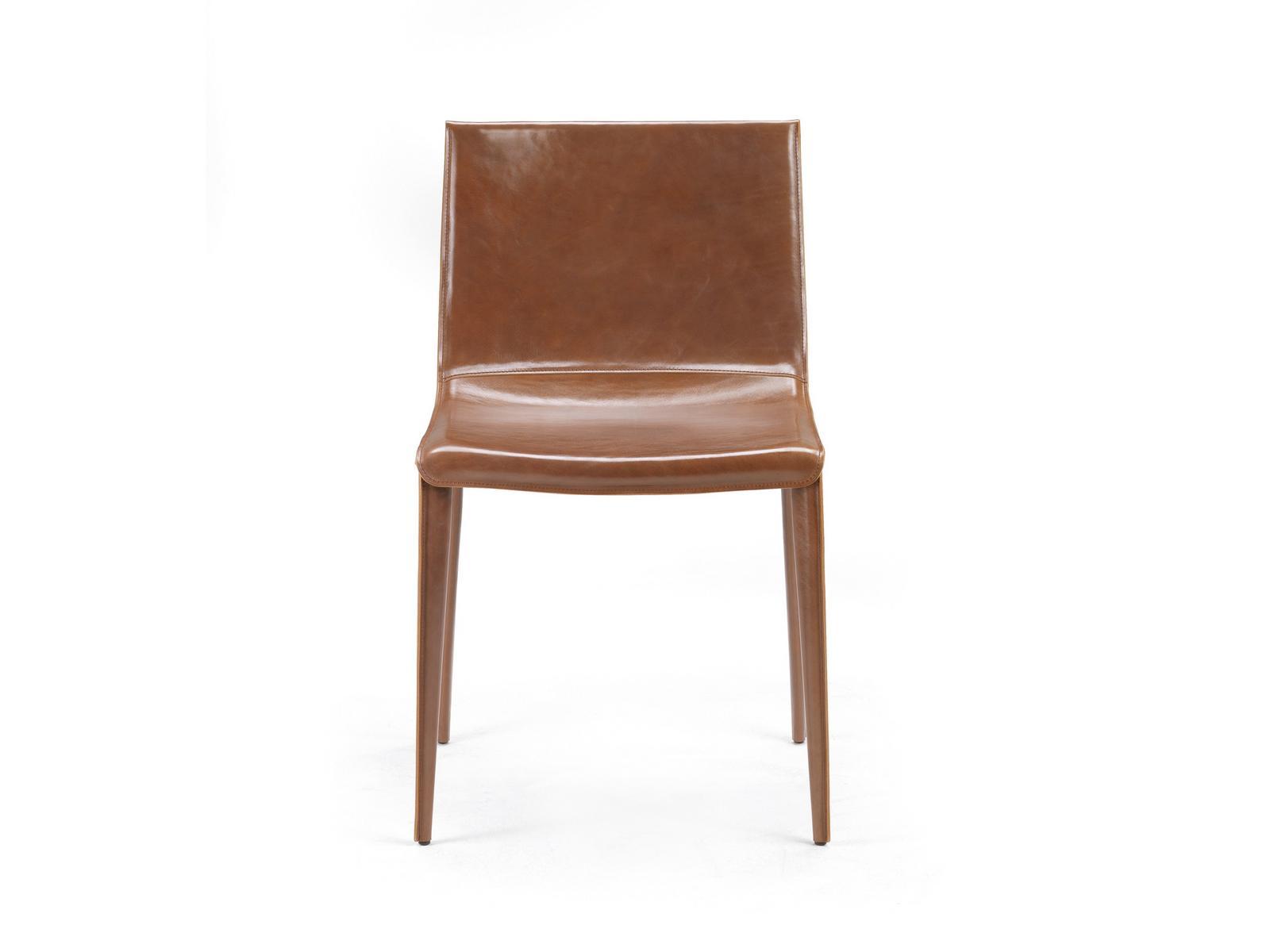 EMILY Tanned leather chair