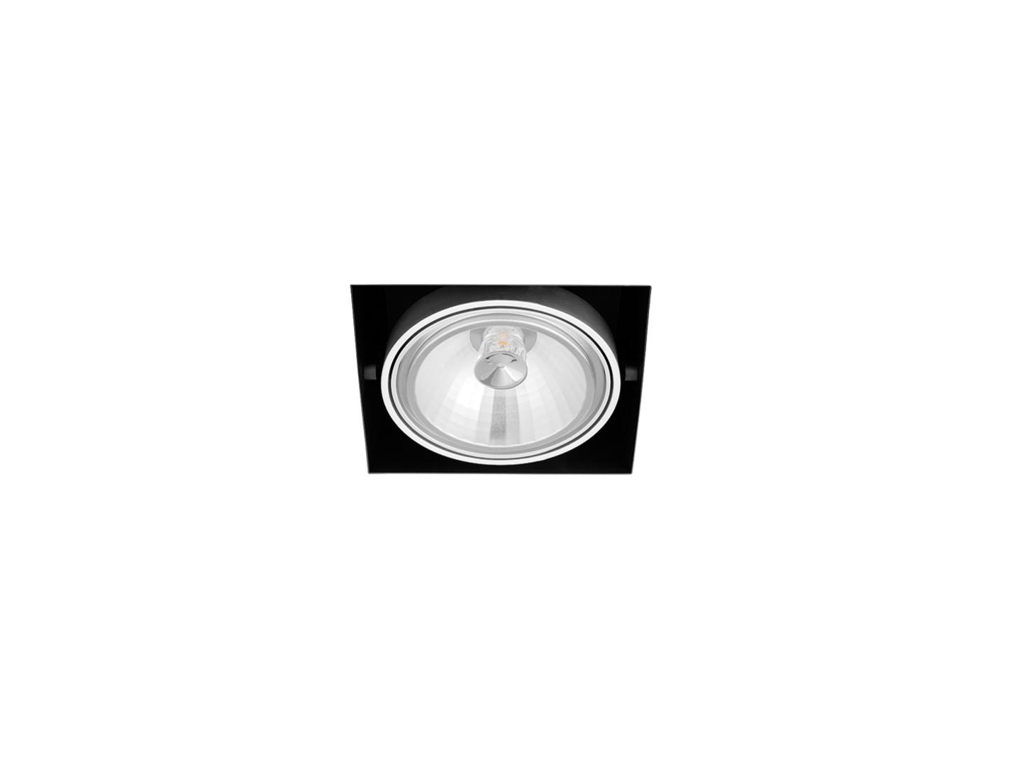 ORBITAL TRIMLESS 1 QR-111 LED recessed aluminium spotlight