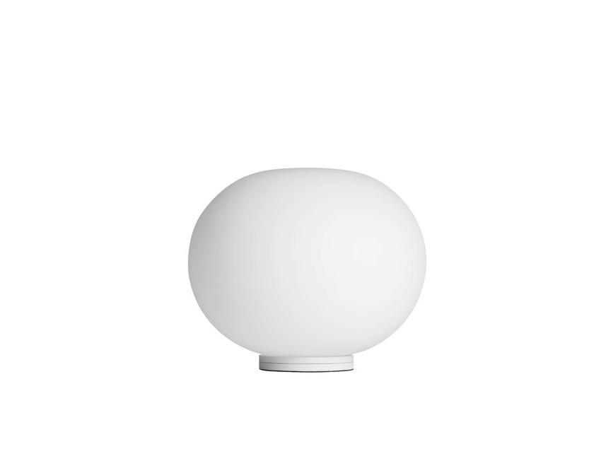GLO-BALL BASIC ZERO Opal glass table lamp with dimmer