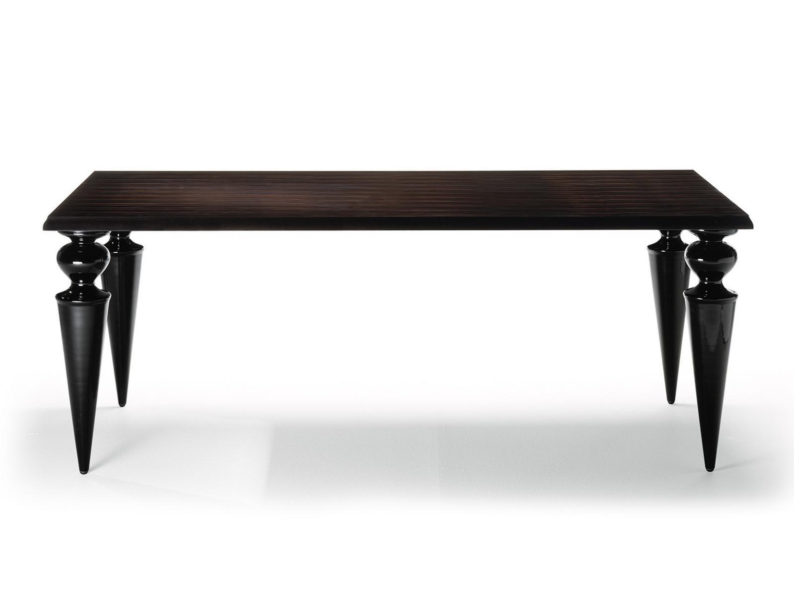 GRAN CANAL Rectangular wooden dining table