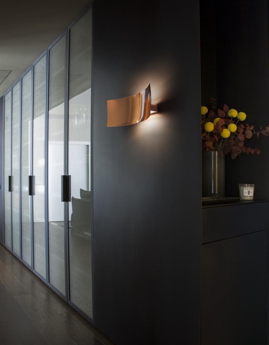 LENS - 151 Direct light metal wall lamp