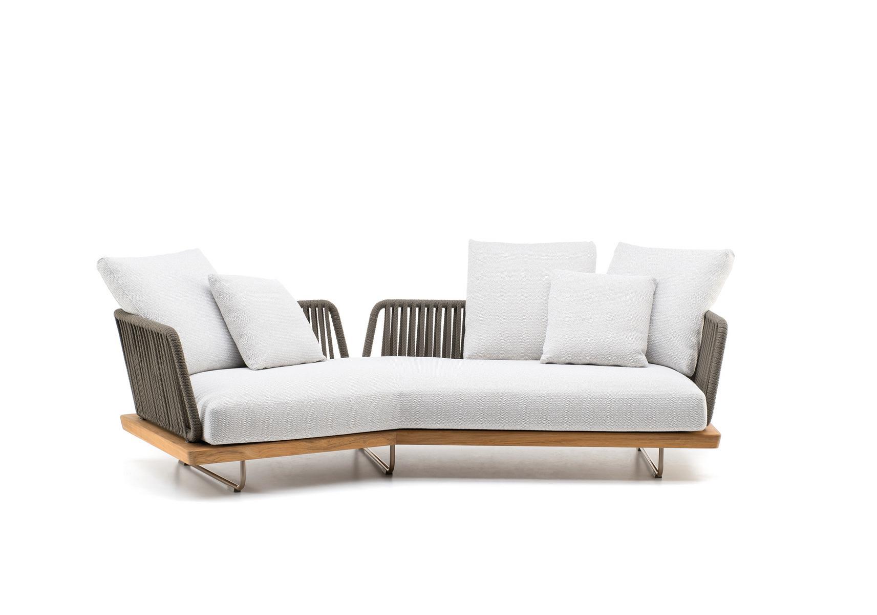 SUNRAY Sled base sectional garden sofa