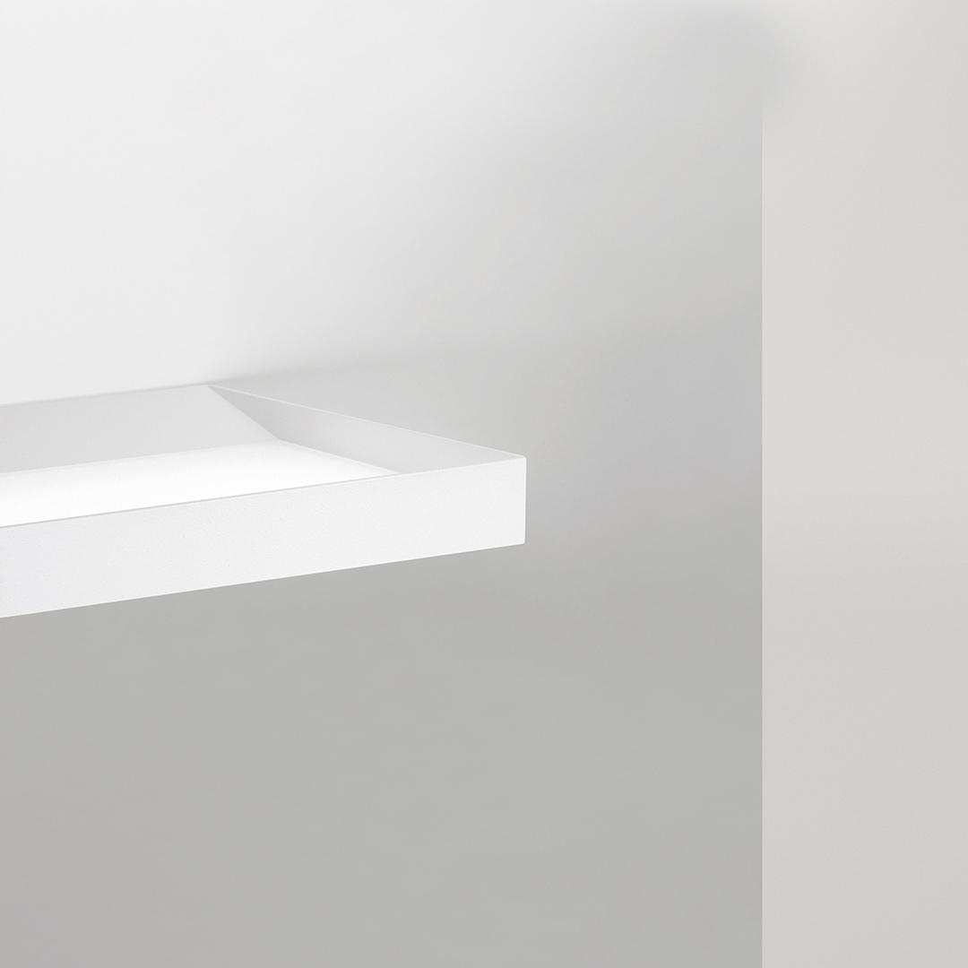 REC LED indirect light aluminium wall light