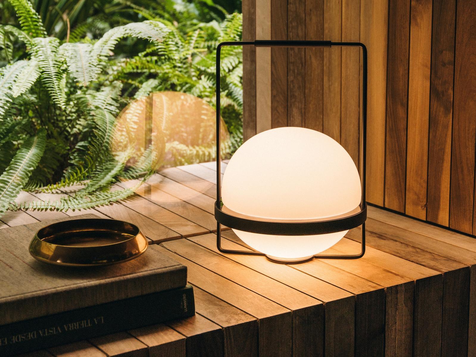 PALMA LED blown glass table lamp