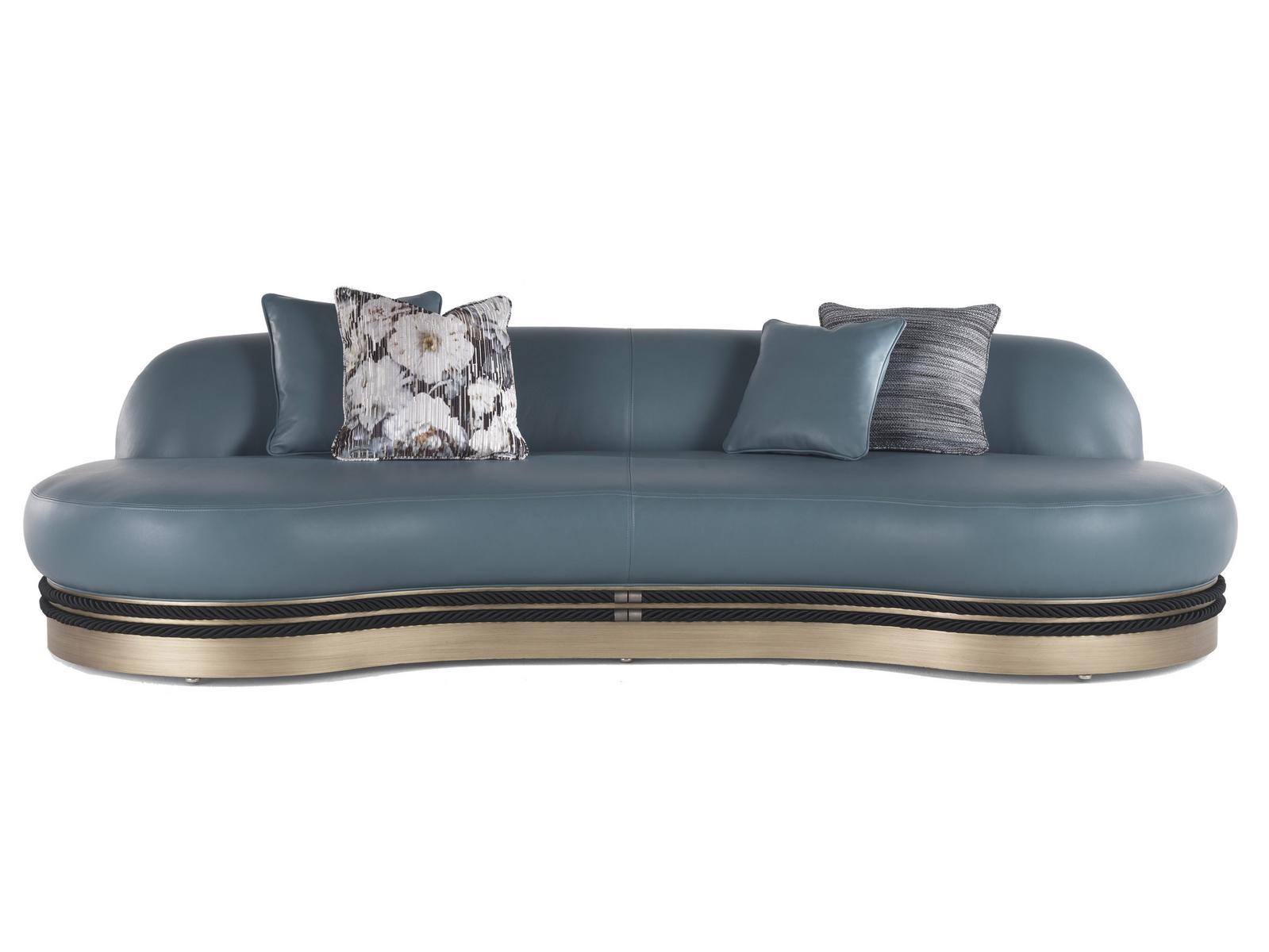 ALEXANDER 3 seater leather sofa
