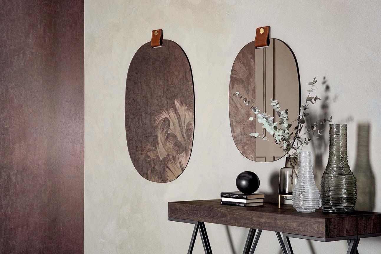 BELTY Oval wall-mounted mirror