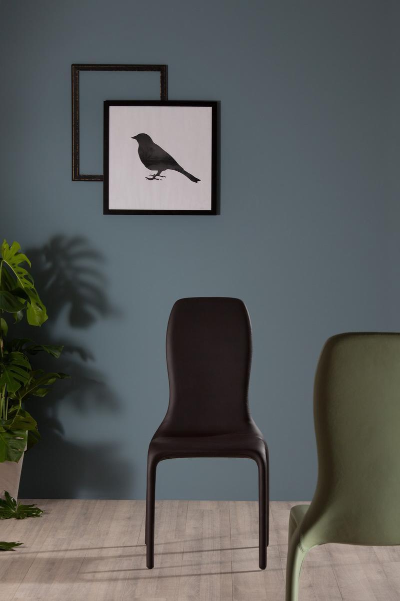 LISETTA Upholstered leather chair