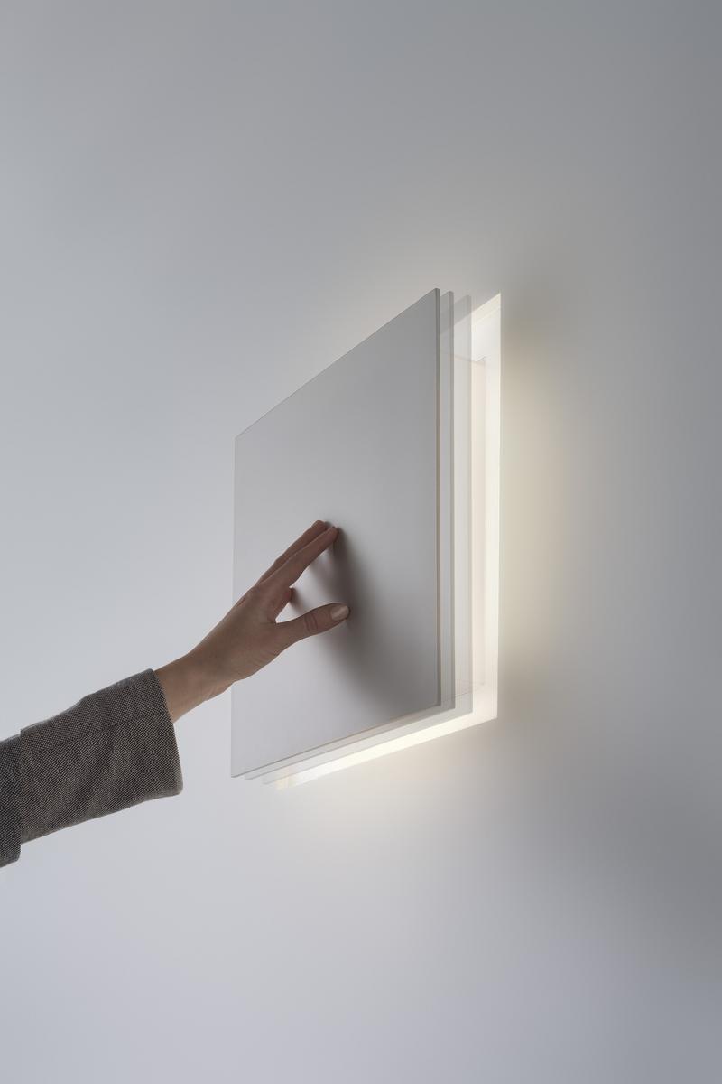ALDECIMO LED indirect light wall lamp