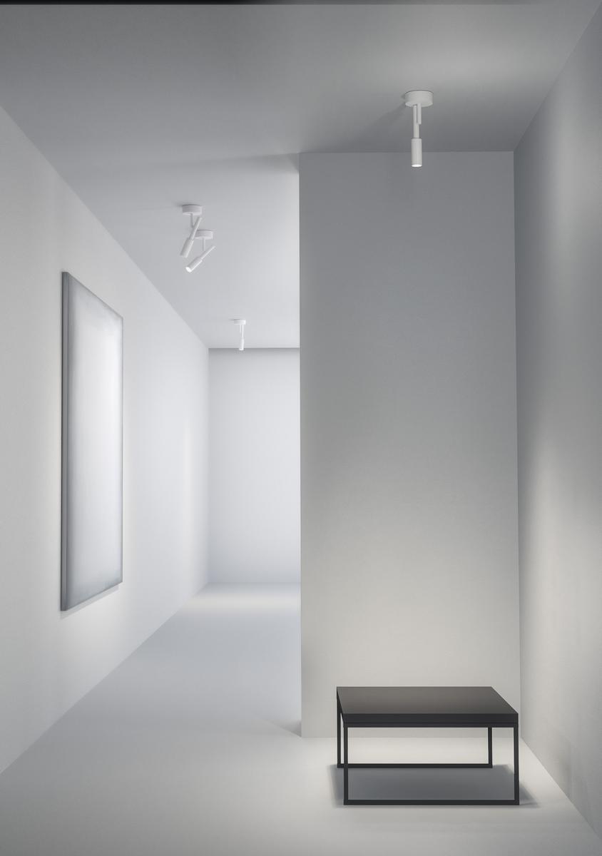 TUBINO LED adjustable aluminium ceiling lamp