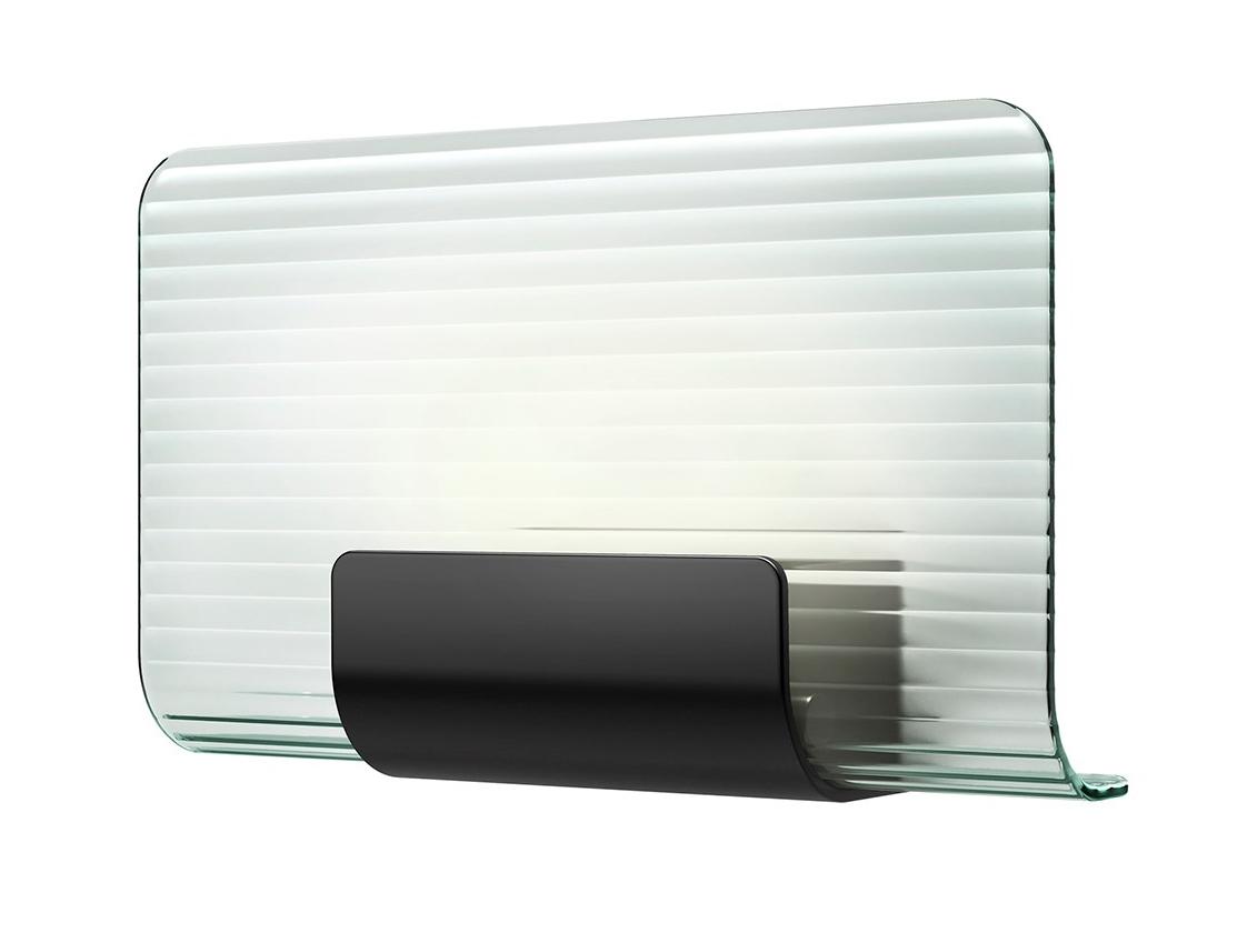 NAMI LED glass and aluminium wall light