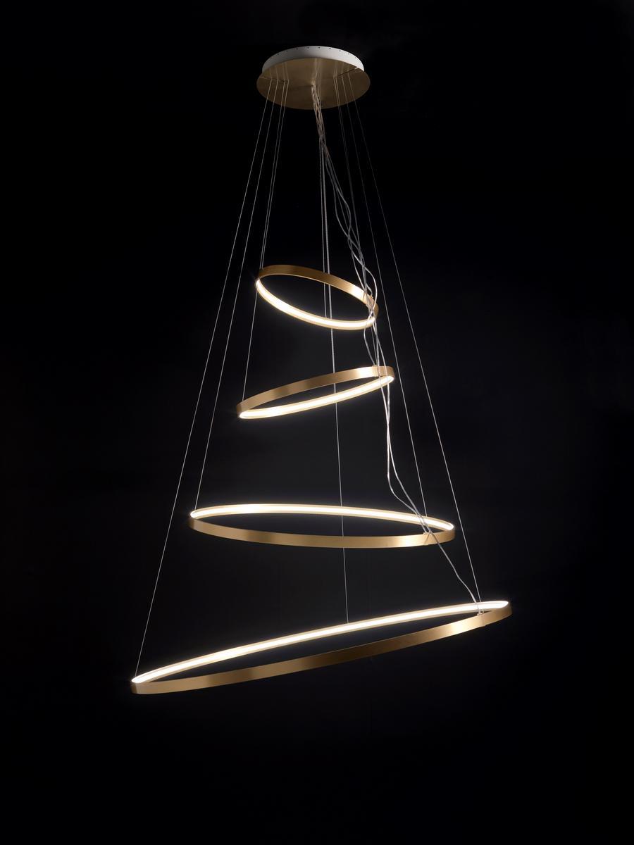 RINGS ORIZZONTALE LED aluminium pendant lamp RINGS ORIZZONTALE LED aluminium pendant lamp