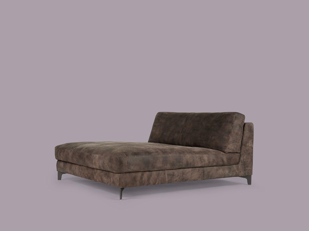 BEN Upholstered leather day bed