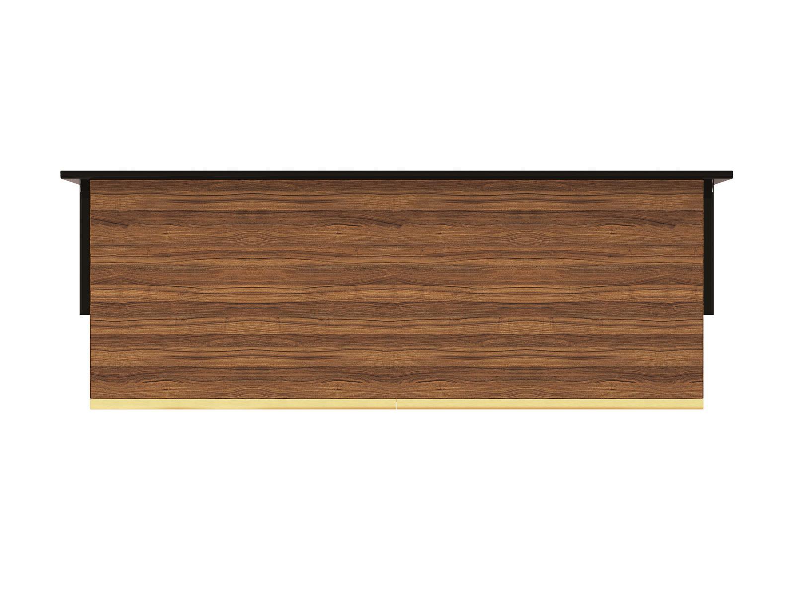 DEANNA Walnut chest of drawers