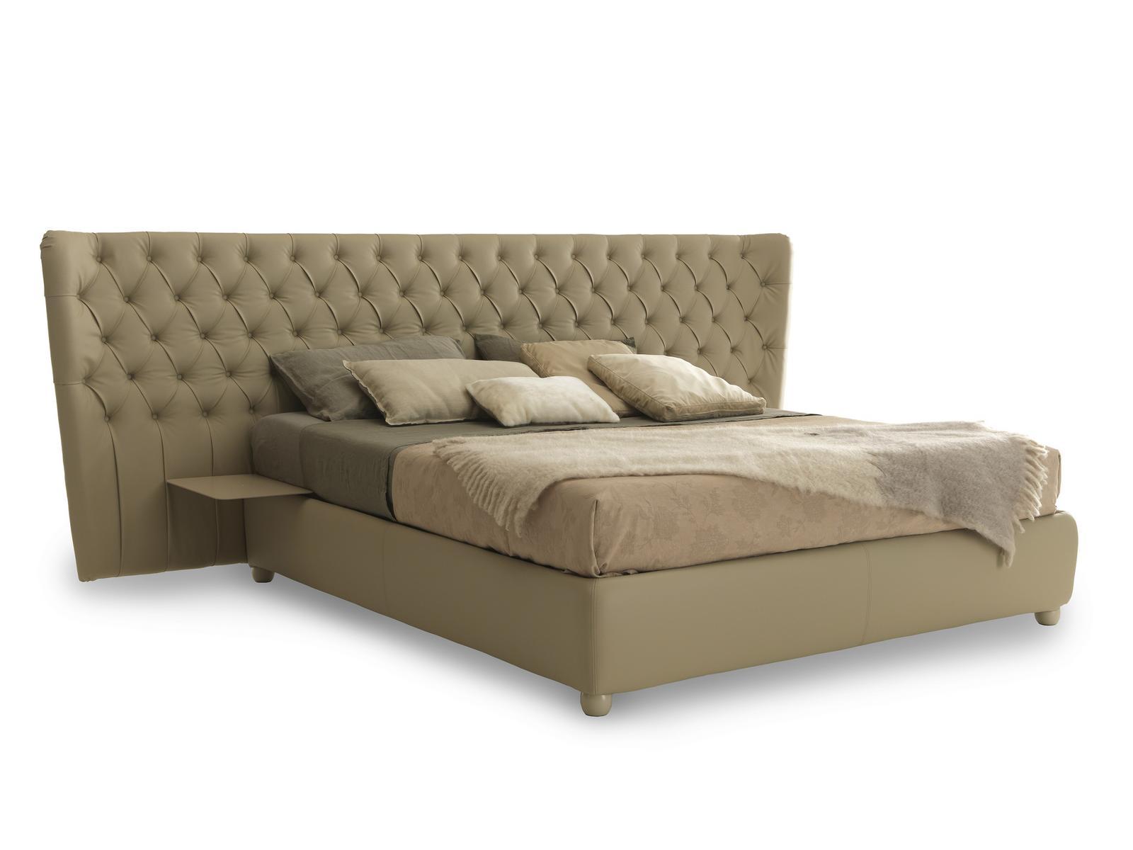 SELENE EXTRA LARGE Double bed with tufted headboard