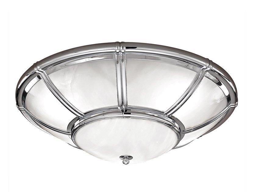 LORENZO 1998/6-PL-035 Chrome ceiling light with opal glass