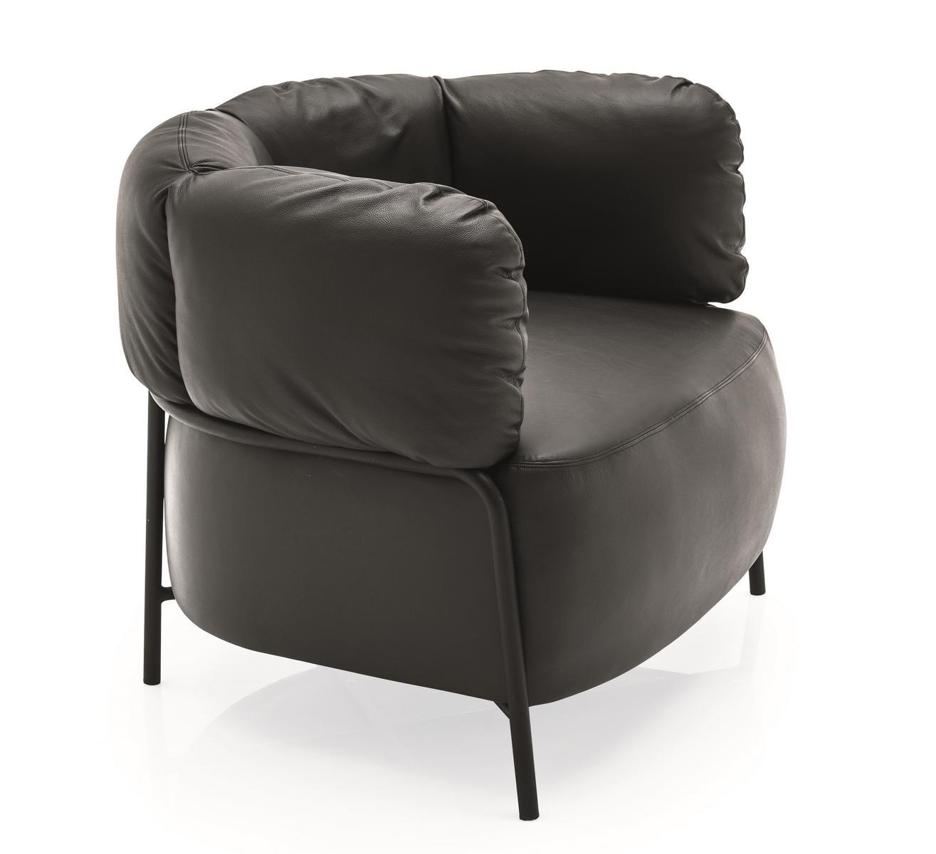 QUADROTTA Leather armchair