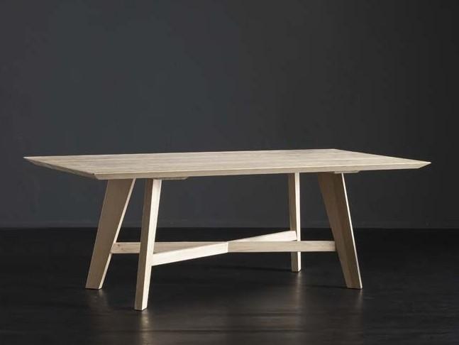 TOLEDO + PECHINO Rectangular wooden dining table