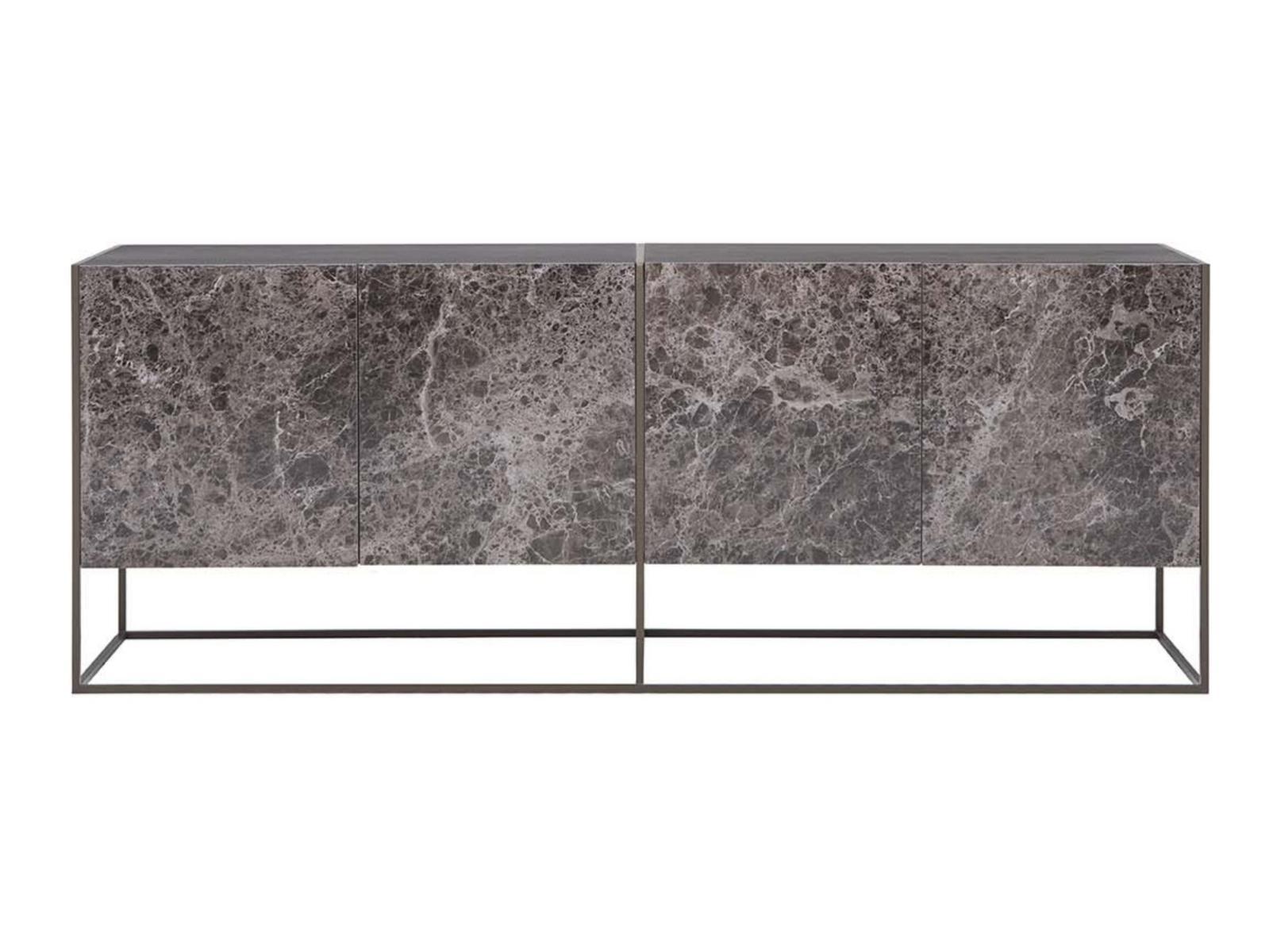 CORAL Porcelain stoneware sideboard with doors