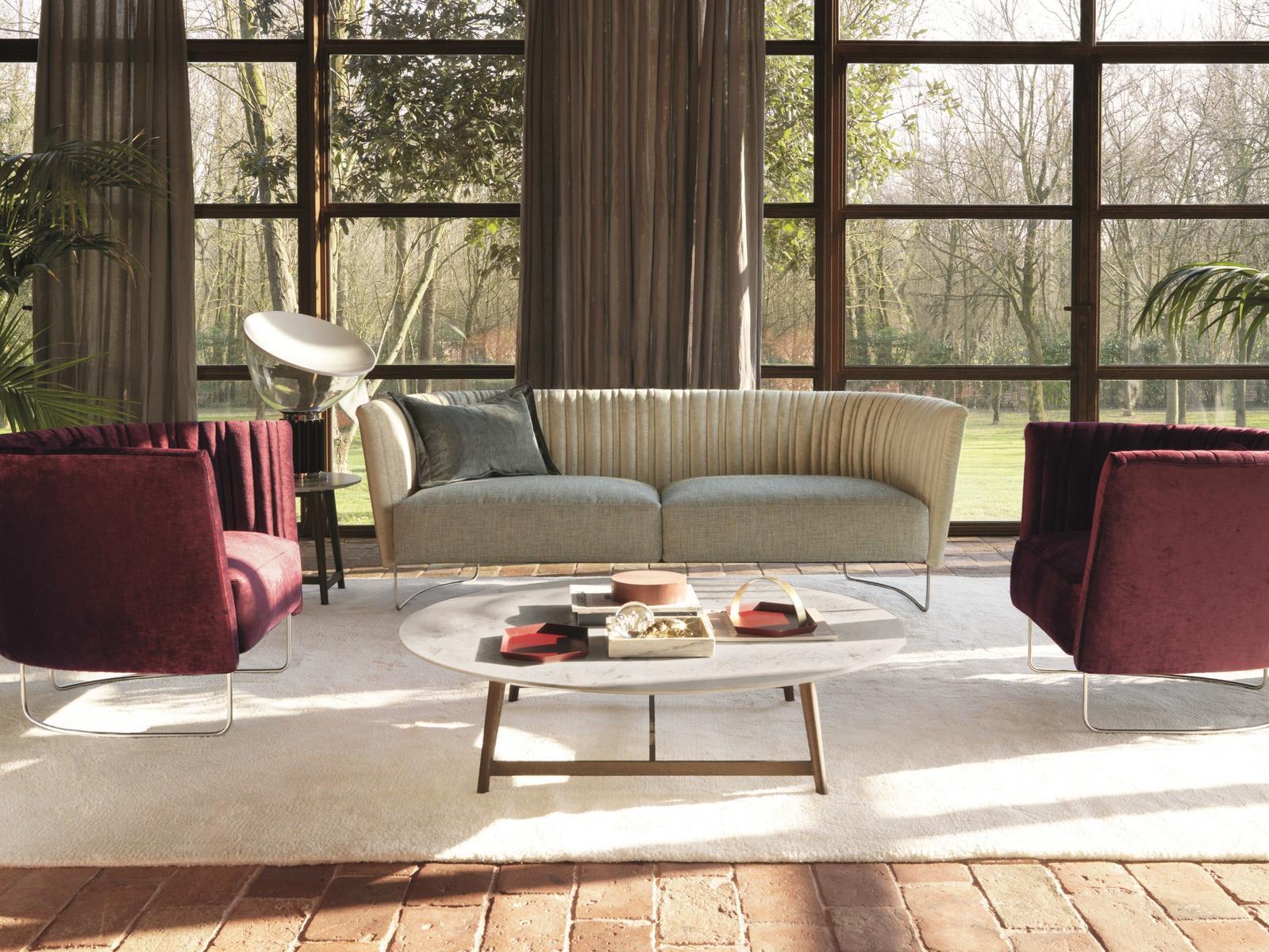 SHELLON Fabric sofa with removable cover