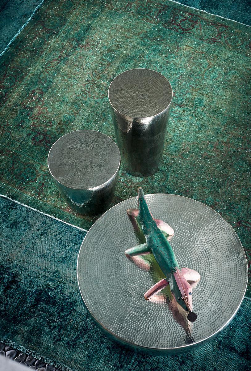 CAIRO Round metal coffee table